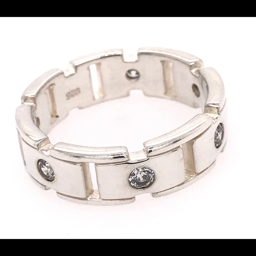 Brick Block With Cubic Zirconia All Around - image 1